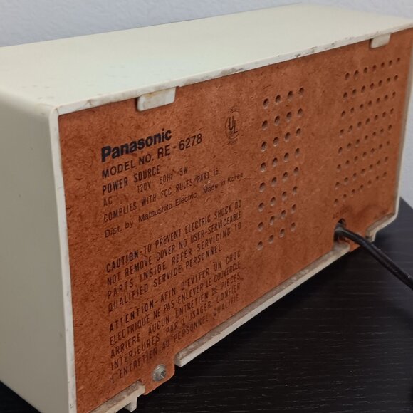 Vintage Panasonic AM/FM - AFC - Model RE-6278 Rare Siver Dial - Picture 4 of 7